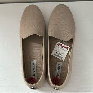 Tan flats size 10
